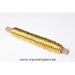 WIKKELDRAAD GOUD OP STOK 0.50MM 50M 100GR