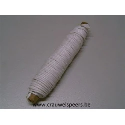 FIL PAPIER (PAPER WIRE) BLANC SUR BATONNET EN BOIS 0.80MM 22M 1PC