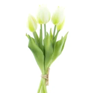 TULIP BUNDLE 25CM WHITE